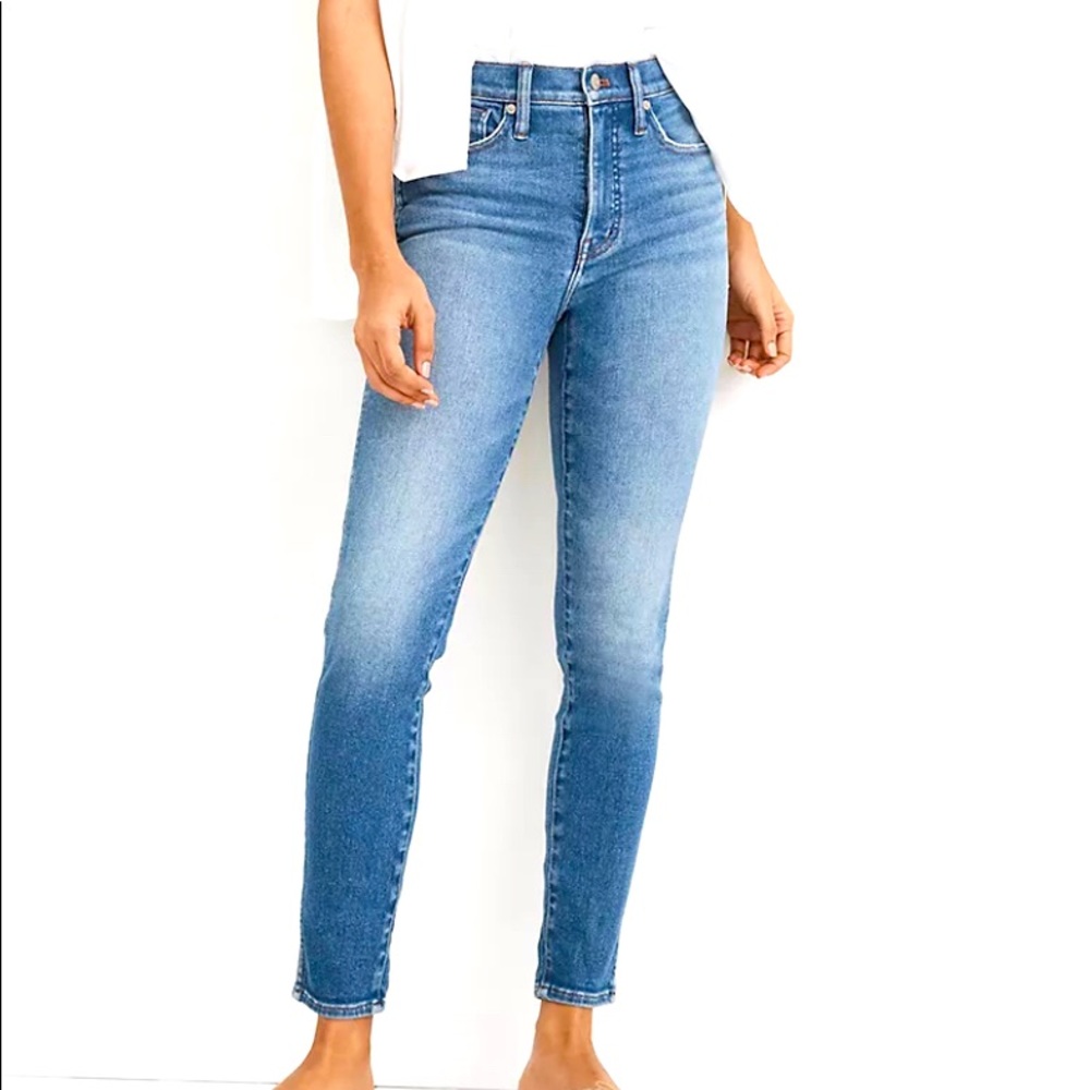 Madewell 10" High-Rise Skinny Crop Jeans